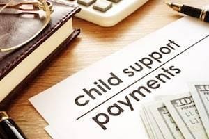 How does the process of paying child support work?